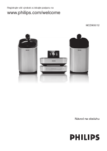 Návod Philips MCD900 Stereo súprava