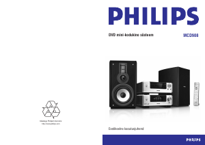 Kasutusjuhend Philips MCD908 Stereokomplekt