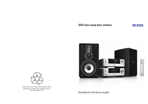 Vadovas Philips MCD908 Stereofoninis rinkinys