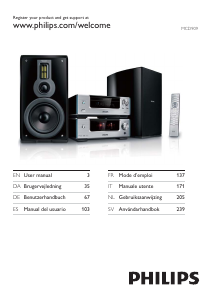 Manuale Philips MCD909 Stereo set