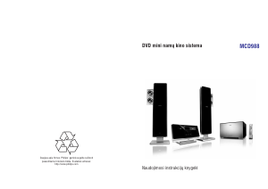 Vadovas Philips MCD988 Stereofoninis rinkinys