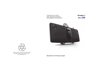 Vadovas Philips MCI298 Stereofoninis rinkinys