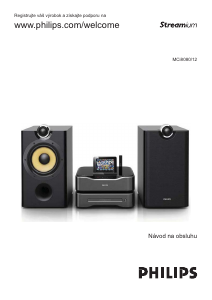 Návod Philips MCI8080 Stereo súprava