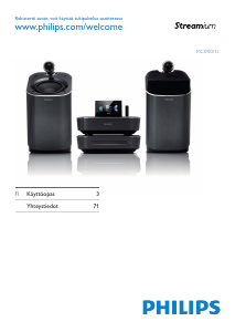 Käyttöohje Philips MCI900 Stereosetti