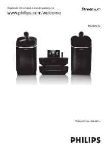 Návod Philips MCI900 Stereo súprava