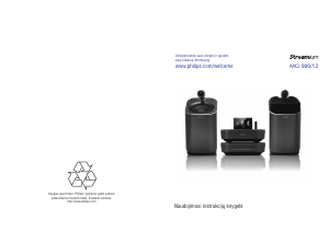 Vadovas Philips MCI900 Stereofoninis rinkinys