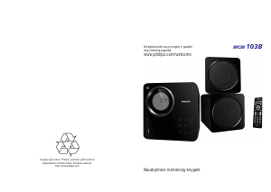 Vadovas Philips MCM103B Stereofoninis rinkinys