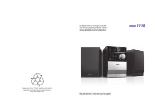 Vadovas Philips MCM1110 Stereofoninis rinkinys