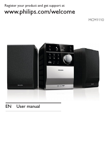 Manual Philips MCM1110 Stereo-set