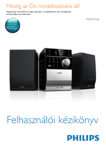 Használati útmutató Philips MCM1120 Sztereóberendezés
