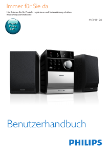 Bedienungsanleitung Philips MCM1120 Stereoanlage
