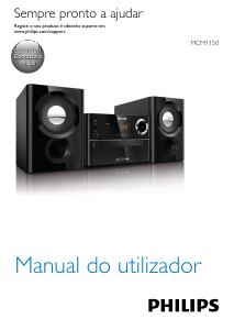 Manual Philips MCM1150 Aparelho de som