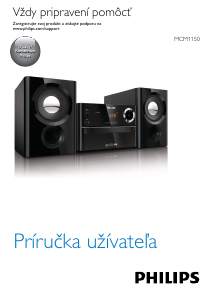 Návod Philips MCM1150 Stereo súprava