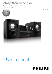 Manual Philips MCM1150 Stereo-set