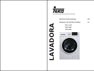 Manual Teka TKD 1270 Washing Machine