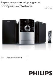 Bedienungsanleitung Philips MCM166 Stereoanlage
