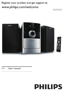 Manual Philips MCM167 Stereo-set