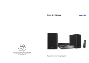 Vadovas Philips MCM177 Stereofoninis rinkinys