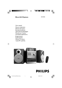 Bruksanvisning Philips MCM190 Stereoanläggning