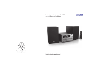 Kasutusjuhend Philips MCM2000 Stereokomplekt