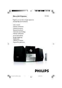 Bruksanvisning Philips MCM204 Stereoanläggning