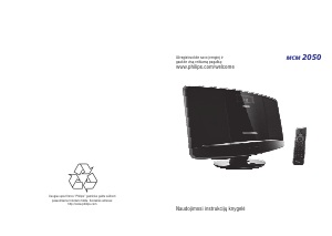 Vadovas Philips MCM2050 Stereofoninis rinkinys