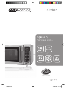Brugsanvisning OBH Nordica 7546 Aquila Mikroovn