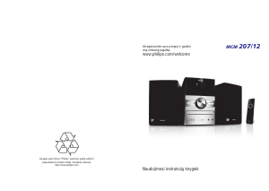 Vadovas Philips MCM207 Stereofoninis rinkinys