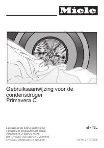 Handleiding Miele T 8403 Primavera C Wasdroger