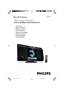 Bruksanvisning Philips MCM277 Stereoanläggning