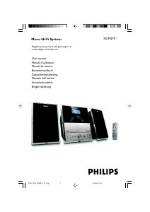 Bruksanvisning Philips MCM279 Stereoanläggning