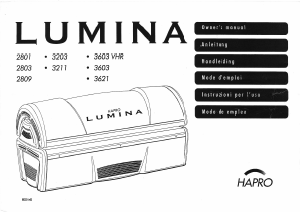 Handleiding Hapro Lumina 2801 Zonnebank