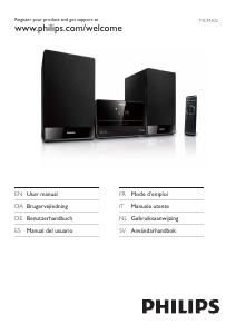 Bedienungsanleitung Philips MCM302 Stereoanlage