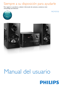 Manual de uso Philips MCM3150 Set de estéreo