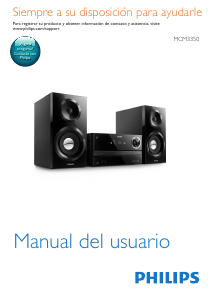 Manual de uso Philips MCM3350 Set de estéreo