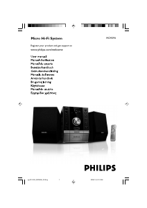 Bruksanvisning Philips MCM394 Stereoanläggning