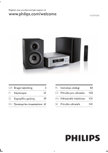 Käyttöohje Philips MCM7000 Stereosetti