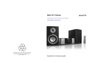 Vadovas Philips MCM710 Stereofoninis rinkinys