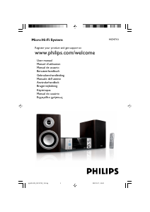 Bruksanvisning Philips MCM710 Stereoanläggning