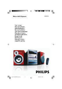 Bruksanvisning Philips MCM720 Stereoanläggning