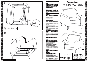 Instrukcja Finlandek VIISTO Fotel
