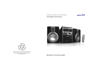 Vadovas Philips MCM761 Stereofoninis rinkinys