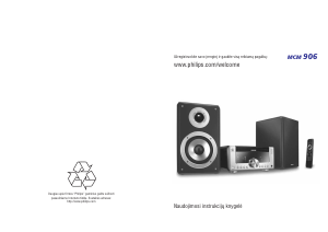 Vadovas Philips MCM906 Stereofoninis rinkinys