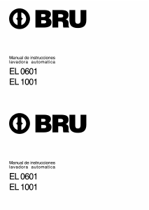 Manual de uso BRU EL 1001 Lavadora