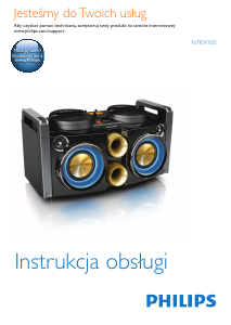 Instrukcja Philips NTRX100 Zestaw stereo