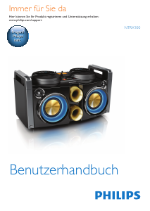 Bedienungsanleitung Philips NTRX100 Stereoanlage