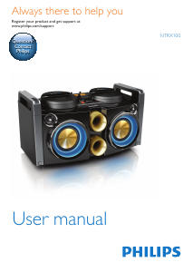 Manual Philips NTRX100 Stereo-set