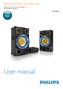 Manual Philips NTRX900 Stereo-set