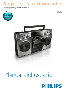 Manual de uso Philips OS685 Set de estéreo