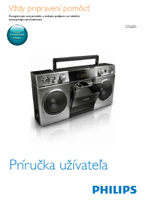 Návod Philips OS685 Stereo súprava